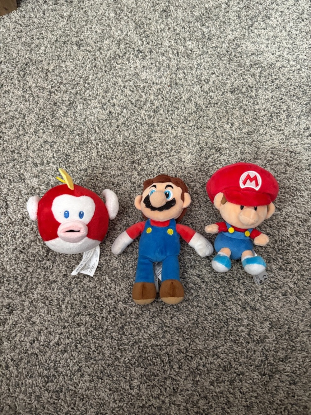 Super Mario Character Plush Trio